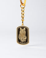 Load image into Gallery viewer, Dogtag Keychain (Inverse)