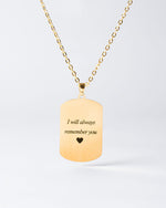 Load image into Gallery viewer, Dogtag Necklace (Inverse)