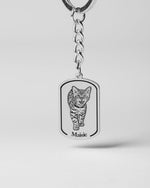 Load image into Gallery viewer, Dogtag Keychain