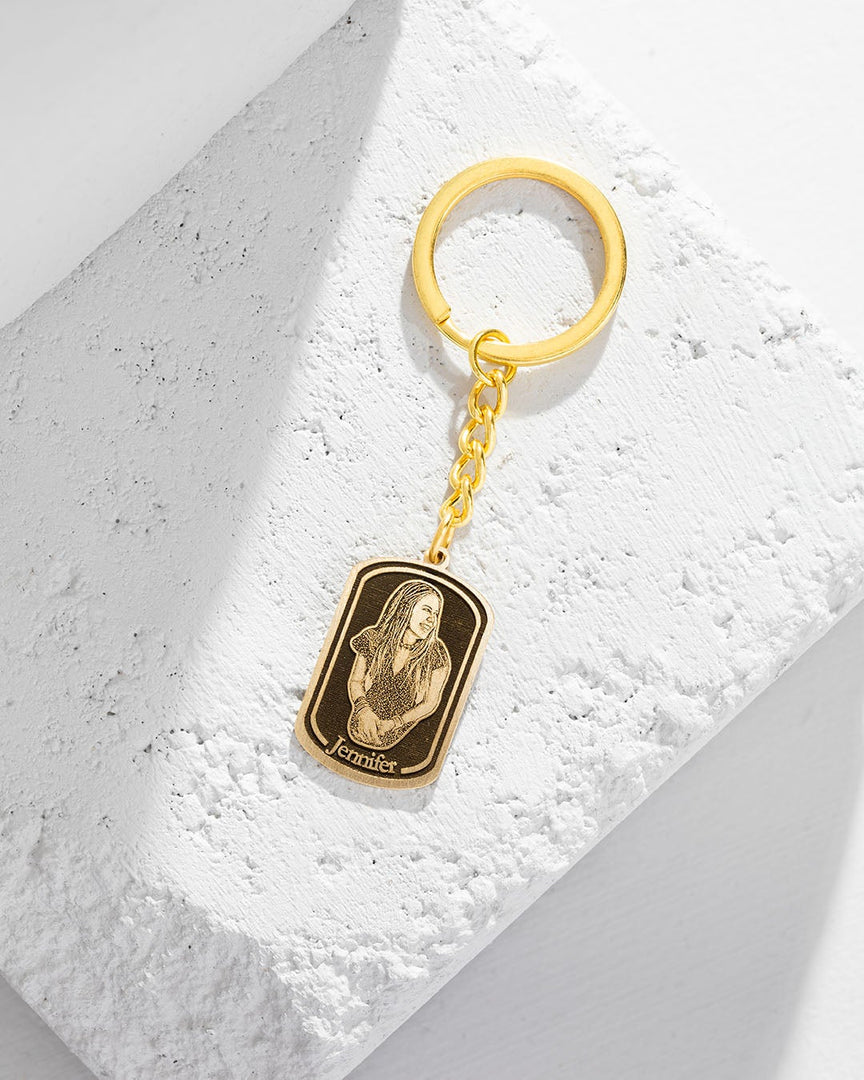 Dogtag Keychain (Inverse)