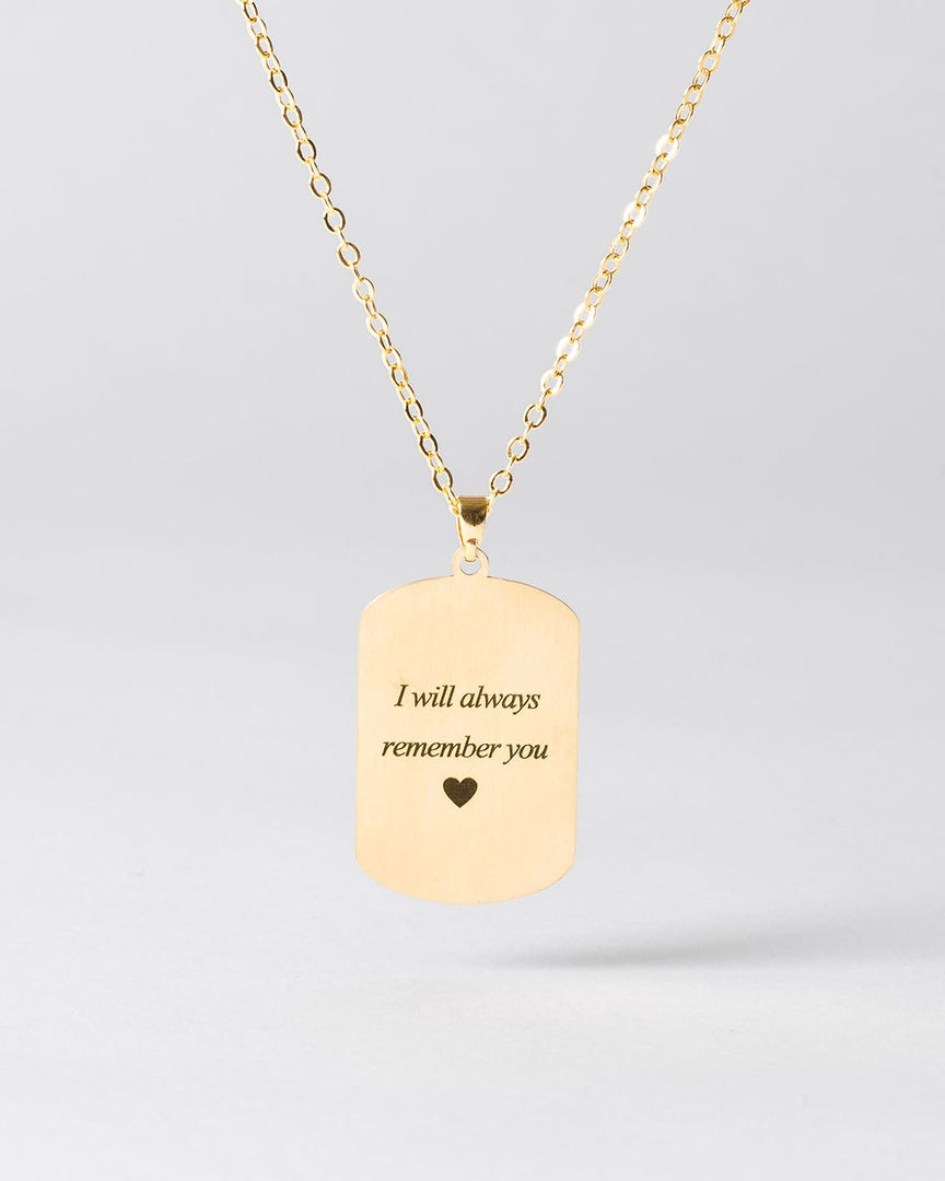 Dogtag Necklace (Inverse)